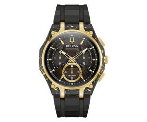Bulova Curve Forged Carbon Special Edition 98A328 - Man - 44 mm - Analogue - Quartz - Sapphire Glass Black 25 mm