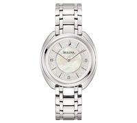 Bulova Duality Mother of Pearl Woman time only Watch with Diamonds 96P240