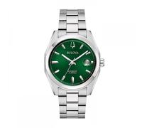 Bulova Surveyor Men's Green Dial & Stainless Steel Bracelet Watch