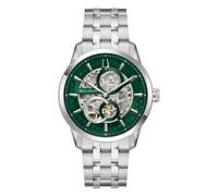 Bulova Gents Sutton Green Dial Stainless Steel Automatic Watch
