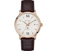 Bulova Hudson Automatc 39mm 97B225, pink, Strap
