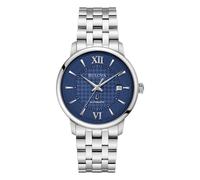 Bulova Hudson Men's Blue Dial & Stainless Steel Watch