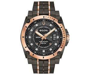 Bulova Icon High Precision Men's Diamond Dial Bracelet Watch