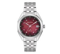 Bulova Jet Star High Precision Men's Red Dial Bracelet Watch