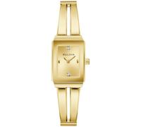 Bulova Ladies' 2 Hand Diamond Quadra 18.5mm Stainless Steel 97P186