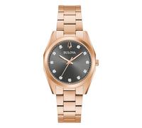 Bulova Women Analog-Digital Quartz Watch with Stainless Steel Strap 97P156