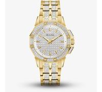 Bulova Ladies octava Crystal Two Tone Watch 98L302