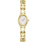 Bulova Ladies Quartz Classic, Stainless Steel Case & Silver-Tone Dial, Gold-Tone