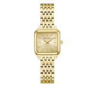 Bulova Ladies Sutton Rectangular Dial Gold Tone Stainless Steel Watch
