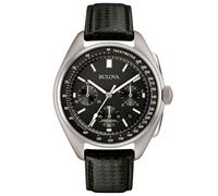 Bulova Lunar Pilot Chronograph 96B251 - Man - 45 mm - Analogue - Quartz - Sapphire Glass Black 20 mm