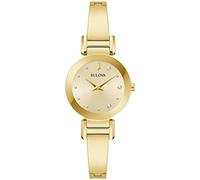 Bulova Marc Anthony Ladies Modern Diamond Stainless Steel Bangle Bracelet Watch