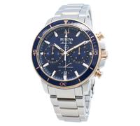 Bulova Men's Marine Star Chronograph Date Bracelet Strap Watch