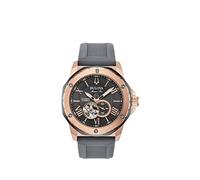 Bulova Marine Star Automatic Men's Watch Gray and Rose 98A228