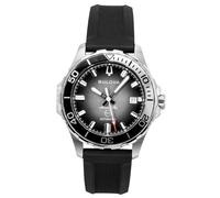 Bulova Marine Star Black Dial Automatic Diver Steel 200M Men's Watch 98B465
