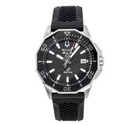 Bulova Marine Star Black Dial Quartz Analog Diver's 96B432 200M Men's Watch