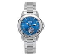 Bulova Marine Star Blue Dial Casual Automatic 100M Women's Ladies Watch 98L317