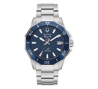 Bulova Marine Star Men's Blue Dial Stainless Steel Bracelet Watch