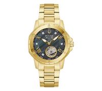 Bulova Marine Star Ladies' Black Mother of Pearl Dial Bracelet Watch