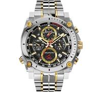 Bulova Men Analog Japanese Quartz Watch with Stainless Steel Strap 98B228