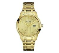 Bulova Mens 97B145 Gold Plated Stainless Steel Bracelet Watch