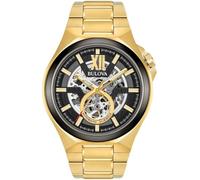 Bulova Mens Analogue Automatic Watch with Stainless Steel Strap 98A178