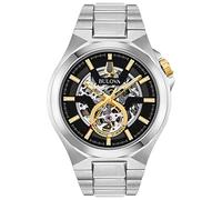 Bulova Mens Analogue Automatic Watch with Stainless Steel Strap 98A224