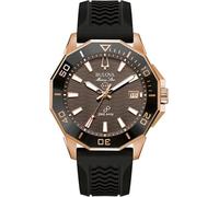 Bulova Men's Analogue Quartz Watch with Rubber Strap 98B421