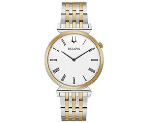 Bulova Men's Analogue Quartz Watch with Stainless Steel Strap 98A233