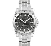 Bulova Precisionist Icon Mens Silver Watch 96B417 Stainless Steel (archived) - One Size
