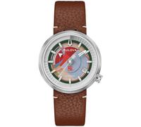 Bulova Men's Automatic Frank Lloyd Wright: 38mm Silver-Tone Case (96B486)