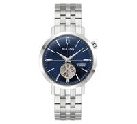 Bulova Men's Automatic Mechanical Steel Strap Watch Ref. 96A320, blue, bracelet