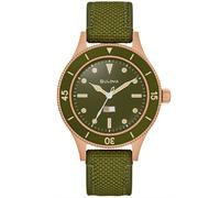 Bulova Mil-Ships Special Edition Khaki Men's Automatic Watch 98A324, brown, Modern