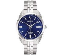 Bulova Men's Automatic Watch Sutton Steel/Blue 96B425, Bracelet