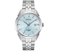 Bulova Men's Automatic Watch Sutton Steel/Light Blue 96B423
