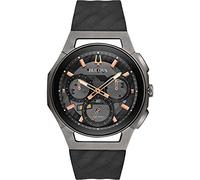 Bulova Men's Chronograph Quartz Watch with Rubber Strap 97A162