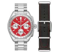Bulova Men's Chronograph Watch Archive Series Lunar Pilot Blood Moon