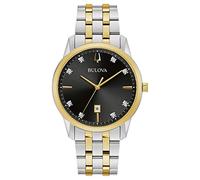 Bulova Men's Classic Diamond Sutton 3-Hand Quartz Watch, 40mm