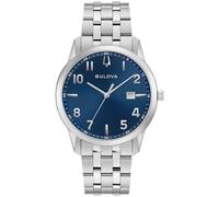 Bulova Men's Classic Quartz Watch Steel/Blue 96B475