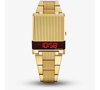 Bulova Mens Computron Gold Tone Digital Watch 97C110