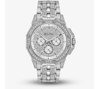Bulova 96C134 Men's Crystal Octava Silver Crystal Dial Watch