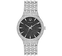 Bulova Men's Crystal Pave Watch, Stainless Steel 96A227