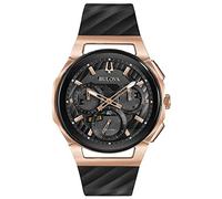 Bulova Men's Curv - 98A185 Black One Size, Black, One Size, Curv - 98A185