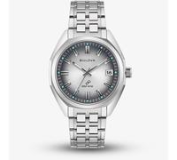 Bulova Mens Jet Star Grey Dial Stainless Steel Bracelet Watch 96B472