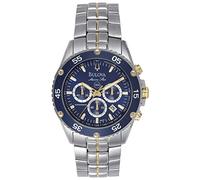 Bulova Men's Marine Star 6-Hand Chronograph Watch, Tachymeter Luminous Hands, 100M Water Resistant