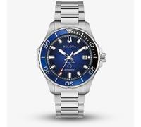 Bulova Men's Automatic Marine Star Watch Steel/Green 98B466