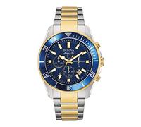 Bulova Men's Marine Star Chronograph Quartz Watch, Luminous Markers, Rotating Dial, 100M Water Resistant, 43mm