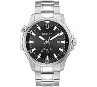 Bulova Men's Marine Star Sport Watch, Silver, 22 (Model: 96B382), !silver
