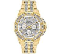 Bulova Mens Multi Dial Watch Crystal Octava