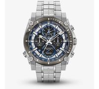 Bulova Chronograph Precisionist Champlain Men's Watch 98B316 Silver
