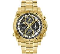 Bulova Men Analog Japanese Quartz Watch with Stainless Steel Strap 97B218